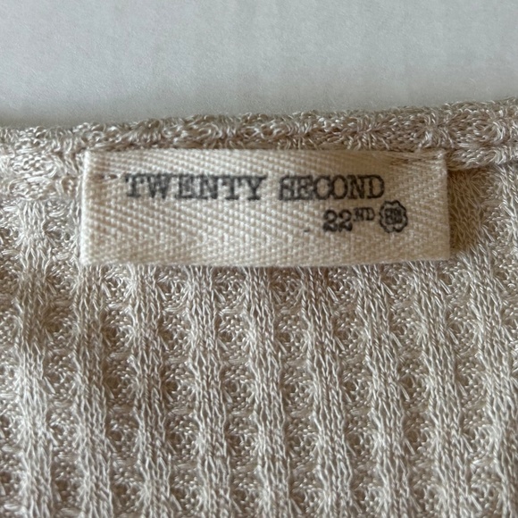 Twenty second sweater beige size M - Picture 5 of 5